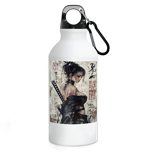 Фляга No Brand Самурайский стиль 500 мл Белый (flyaga-as-4)