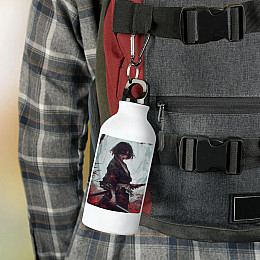 Фляга No Brand Самурайский стиль 500 мл Белый (flyaga-as-5)