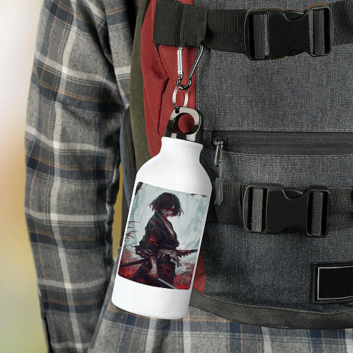 Фляга No Brand Самурайский стиль 500 мл Белый (flyaga-as-5)