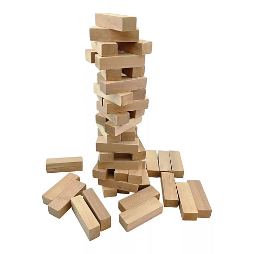 Ігра настільна DUKE Дженга-Гігант 46,5x12x12 см Бежевий 48 шт (DN30616N)