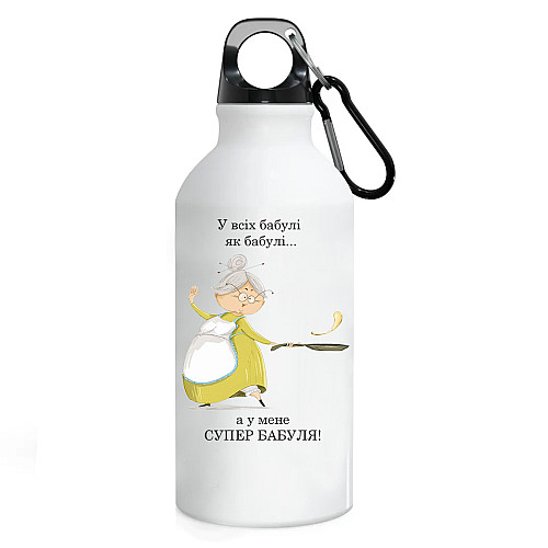 Фляга No Brand Для бабушки 500 мл Белый (flyaga-kk-1)