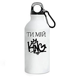 Фляга No Brand Для мужчины 500 мл Белый (flyaga-kk-8)