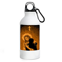 Фляга No Brand 500 мл Белый (flyaga-mix-3)