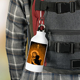 Фляга No Brand 500 мл Белый (flyaga-mix-3)