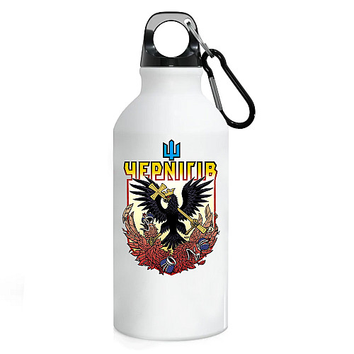 Фляга No Brand Чернігів місто України 500 мл Білий (flyaga-mix-10)