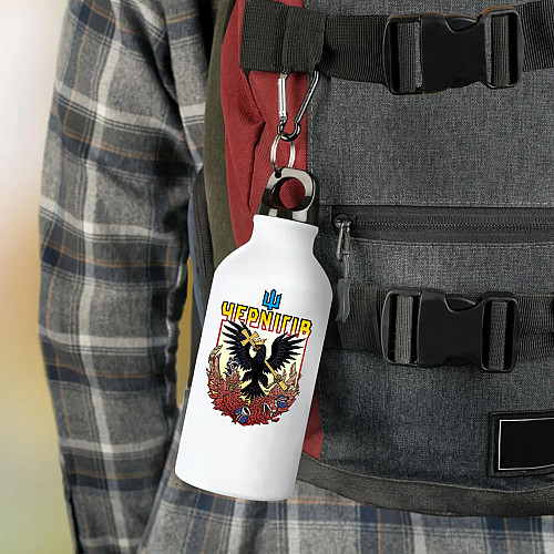 Фляга No Brand Чернігів місто України 500 мл Білий (flyaga-mix-10)