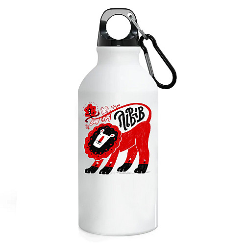 Фляга No Brand Львів город Украины 500 мл Белый (flyaga-mix-20)