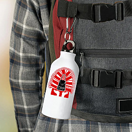 Фляга No Brand Суми місто України 500 мл Білий (flyaga-mix-17)