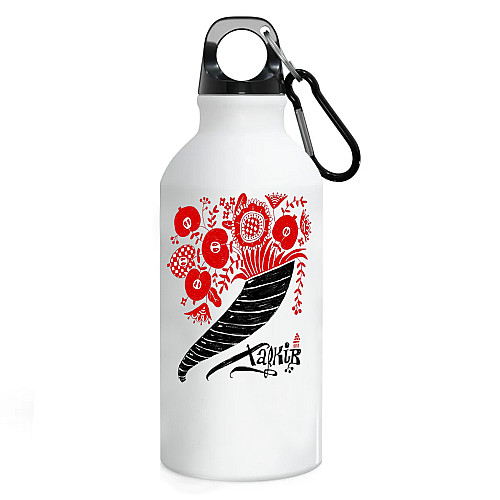 Фляга No Brand Харків місто України 500 мл Білий (flyaga-mix-16)