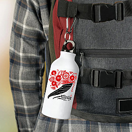 Фляга No Brand Харків місто України 500 мл Білий (flyaga-mix-16)