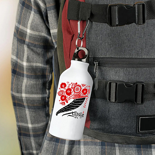 Фляга No Brand Харків місто України 500 мл Білий (flyaga-mix-16)