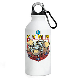 Фляга No Brand Суми місто України 500 мл Білий (flyaga-mix-12)