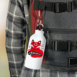 Фляга No Brand Лисичанськ город Украины 500 мл Белый (flyaga-mix-120)