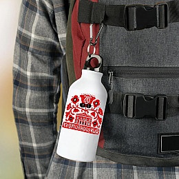 Фляга No Brand Кропивницький город Украины 500 мл Белый (flyaga-mix-013)