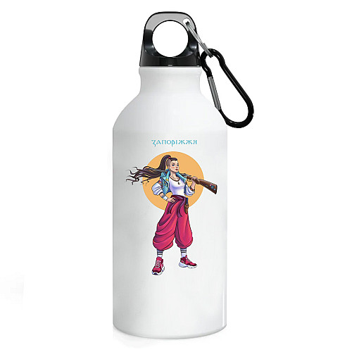 Фляга No Brand Запоріжжя город Украины 500 мл Белый (flyaga-mix-220)