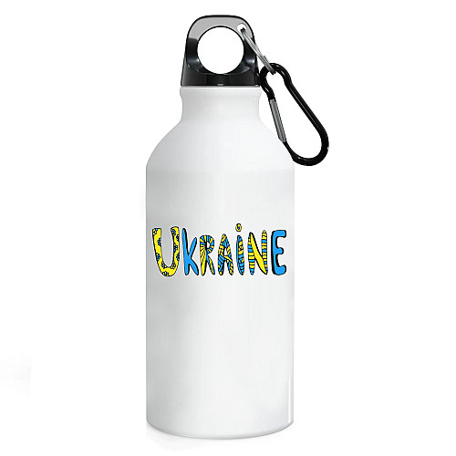 Фляга No Brand Ukraine 500 мл Белый (flyaga-mix-190)