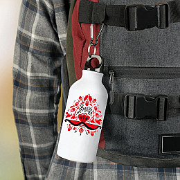 Фляга No Brand Запоріжжя город Украины 500 мл Белый (flyaga-mix-150)