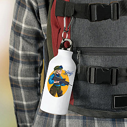 Фляга No Brand Харків місто України 500 мл Білий (flyaga-mix-1401)