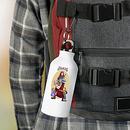 Фляга No Brand Львів город Украины 500 мл Белый (flyaga-mix-145)