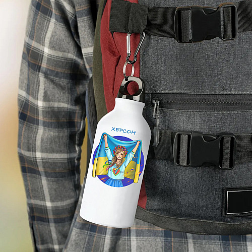 Фляга No Brand Херсон місто України 500 мл Білий (flyaga-mix-147)