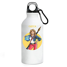Фляга No Brand Одеса город Украины 500 мл Белый (flyaga-mix-148)