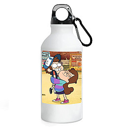 Фляга No Brand Тайни Гравіті Фолз 500 мл Білий (flyaga-mylt-5)