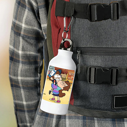 Фляга No Brand Тайни Гравіті Фолз 500 мл Білий (flyaga-mylt-5)