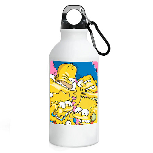 Фляга No Brand Симпсоны 500 мл Белый (flyaga-mylt-23)