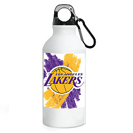Фляга No Brand Los Angeles Lakers баскетбольная команда 500 мл Белый (flyaga-bk-6)