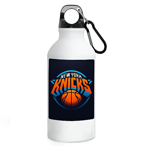 Фляга No Brand New York Knicks баскетбольная команда 500 мл Белый (flyaga-bk-4)