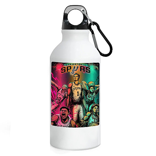 Фляга No Brand San Antonio Spurs баскетбольная команда 500 мл Белый (flyaga-bk-3)