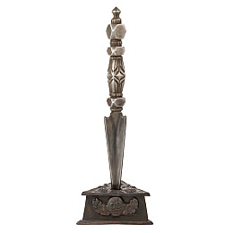 Пхурба Кила с подставкой No Brand 21.5 см Серый (25125)