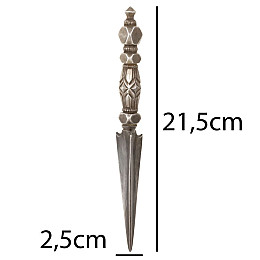 Пхурба Кила с подставкой No Brand 21.5 см Серый (25125)