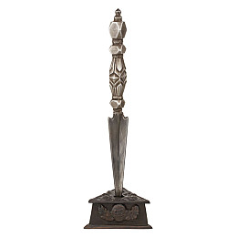 Пхурба Кила с подставкой No Brand 23.5х2.5х2.5 см Серый (27666)