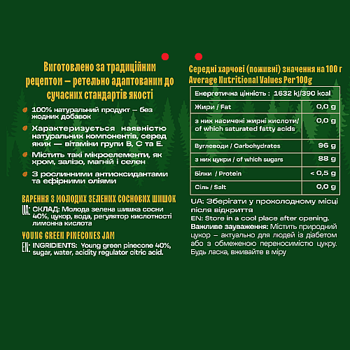 Сироп из зелёных сосновых шишек PINEVIT 5 л 6.6 кг