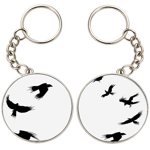 Брелоки парные No Brand 32 мм Разноцветный (2br-1)