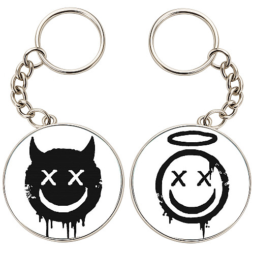 Брелоки парные No Brand 32 мм Разноцветный (2br-9)