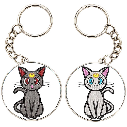 Брелоки парные No Brand 32 мм Разноцветный (2br-10)