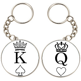 Брелоки парные No Brand 32 мм Разноцветный (2br-12)