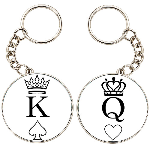 Брелоки парные No Brand 32 мм Разноцветный (2br-12)