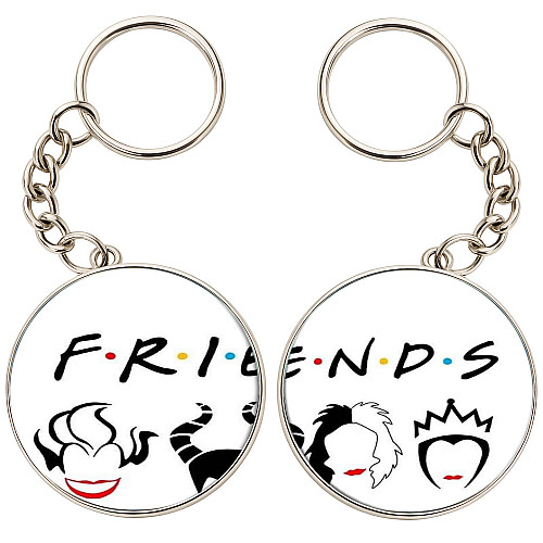 Брелоки парные No Brand 32 мм Разноцветный (2br-15)