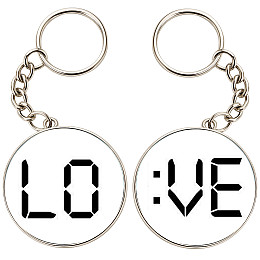 Брелоки парные No Brand 32 мм Разноцветный (2br-19)