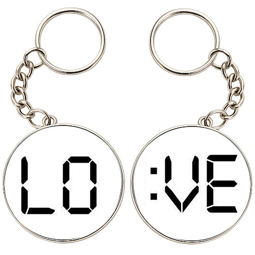 Брелоки парные No Brand 32 мм Разноцветный (2br-19)