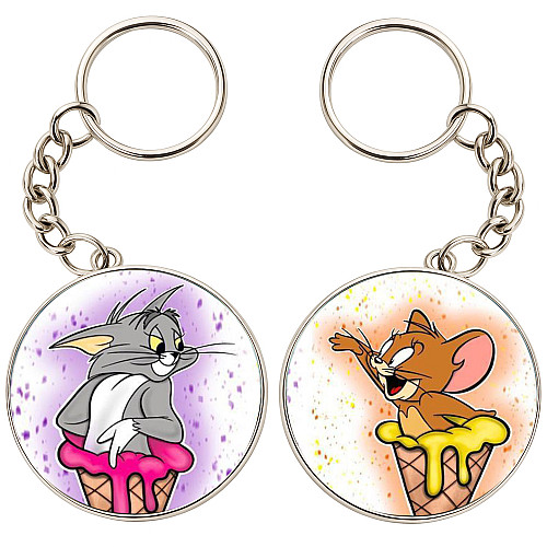 Брелоки парные No Brand 32 мм Разноцветный (2br-23)