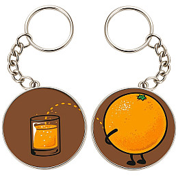 Брелоки парные No Brand 32 мм Разноцветный (2br-41)