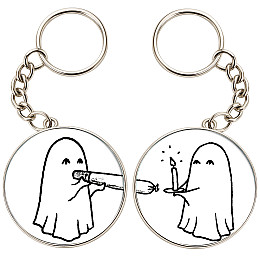 Брелоки парные No Brand 32 мм Разноцветный (2br-46)