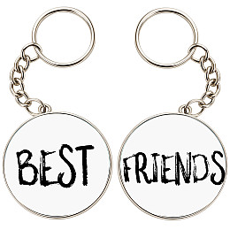 Брелоки парные No Brand 32 мм Разноцветный (2br-55)