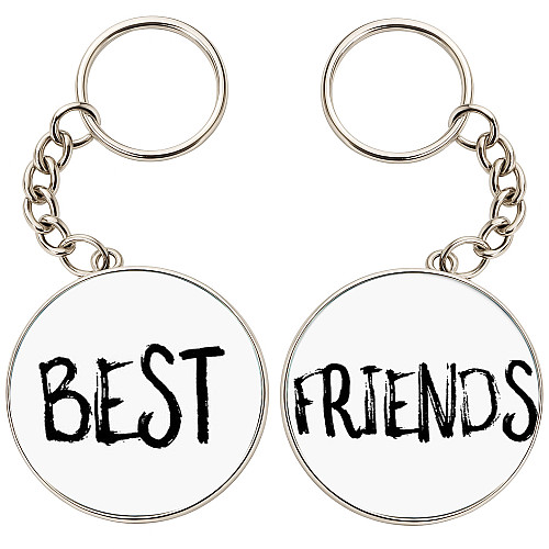 Брелоки парные No Brand 32 мм Разноцветный (2br-55)