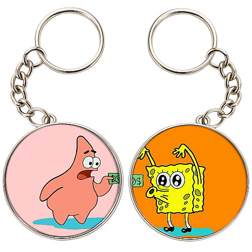 Брелоки парные No Brand 32 мм Разноцветный (2br-60)