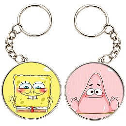 Брелоки парные No Brand 32 мм Разноцветный (2br-61)